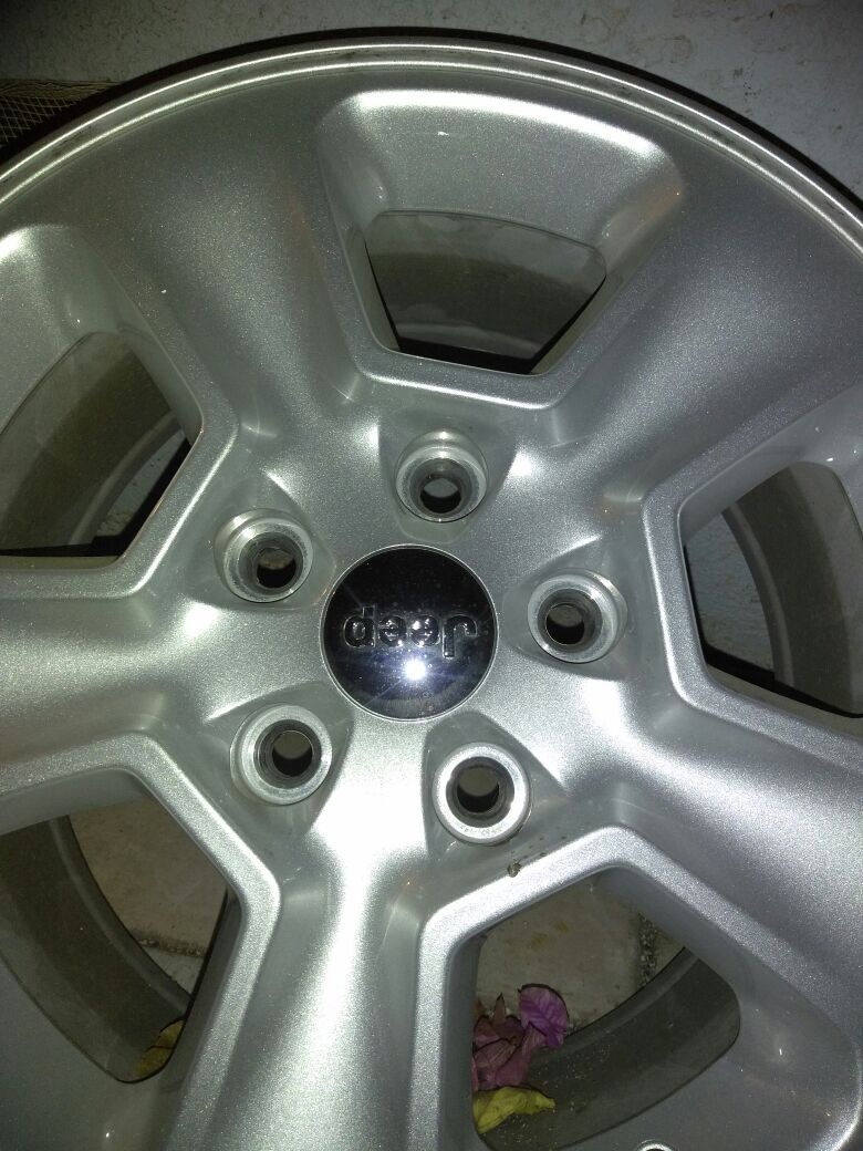 Jeep stock rims with used tires