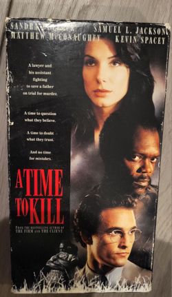 ⚖️📼 A Time to Kill VHS – Matthew McConaughey, Sandra Bullock & Samuel L. Jackson – 1996 Warner Bros.