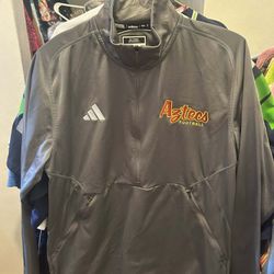 SD Aztecs Adidas Pull Over Insulated Fleece Size large
