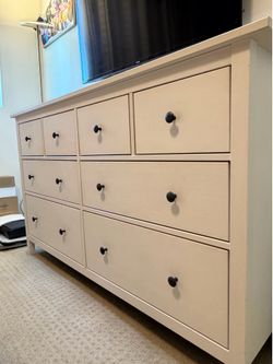 IKEA 8-Drawer Dresser – White Stain – Excellent Condition