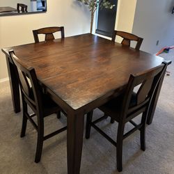  Mor Furniture Tall Table W/chairs&shelf $200 OBO