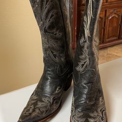 Tanner Mark womens cowboy western boots size 9.5
