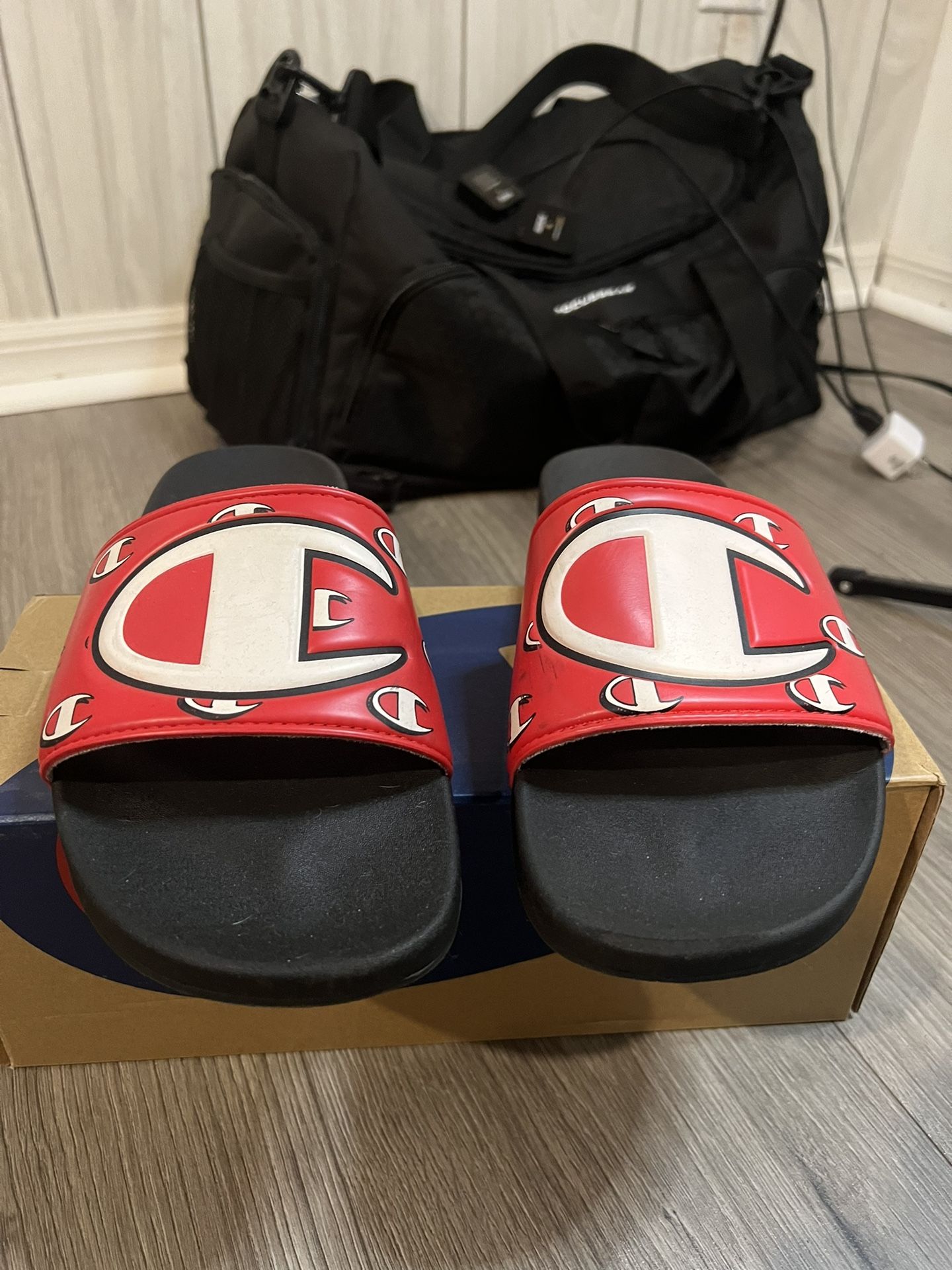 All red champion outlet slides