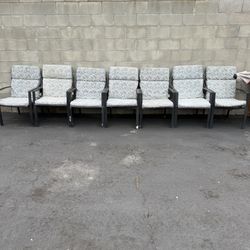 FREE OUTDOOR PATIO and DECK CHAIRS INCLUDING CUSHIONS