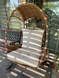 Outdoor Patio Egg Swing Chair