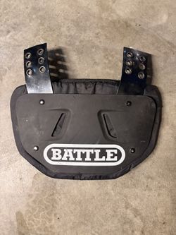 Battle Sports Football Back Plate – Hard Shell Lower Back Protector