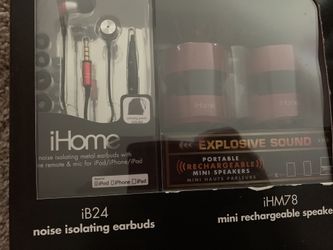 iPhone Value Pack with earbuds and rechargeable speakers