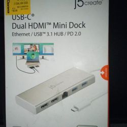 USb-C Dual HDMI Mini Dock