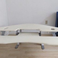 Varidesk Standing Desk White CubeCorner48