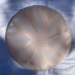 Vintage Glass Ceiling Light Cover Pink