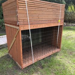 126 feet of new fence panels and posts - $1000