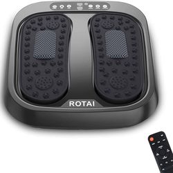 Foot Massager Machine with Remote, Multi Relaxations and Pain Relief - Shiatsu Vibration Feet Massager Increases Circulations, Relieve Stiffness Tired