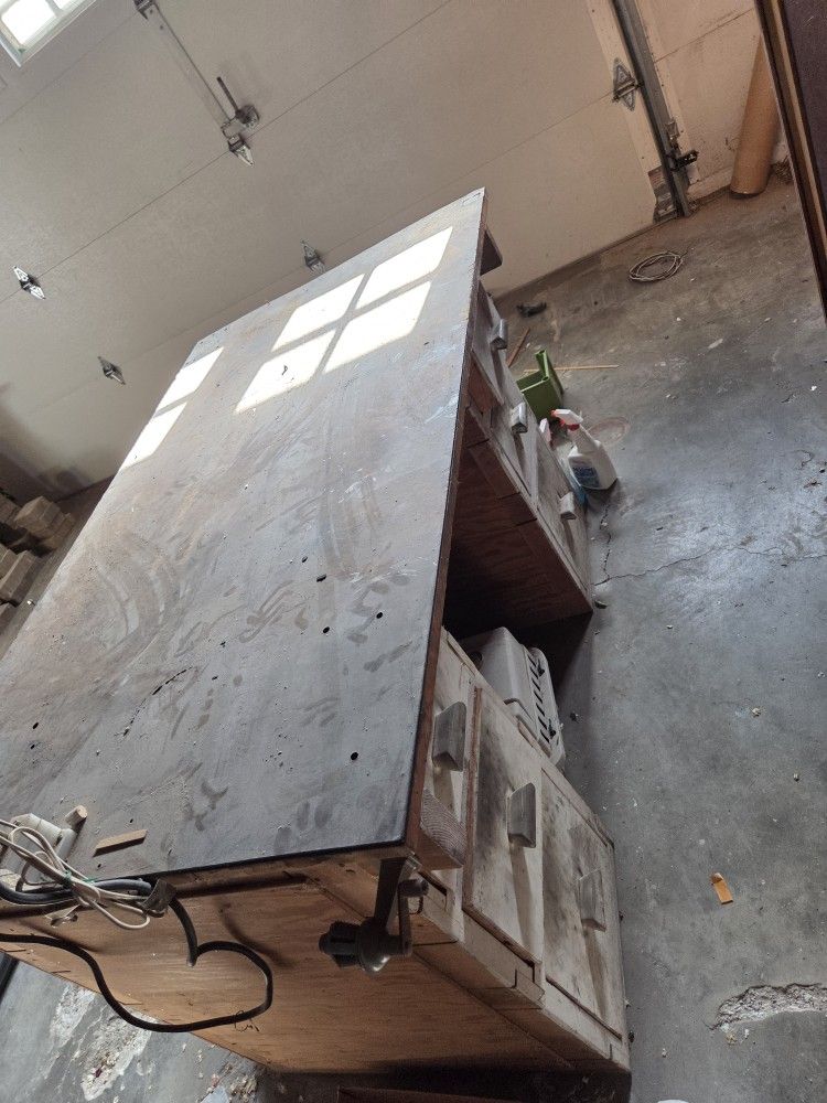 Free Garage Work Bench- Solid Wood