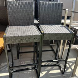 Wicker Barstools