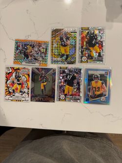 Pittsburgh Steelers NFL Trading Card Lot of 7