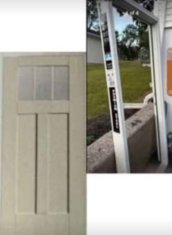 New Special Order Craftsman Exterior Door w/Frame
