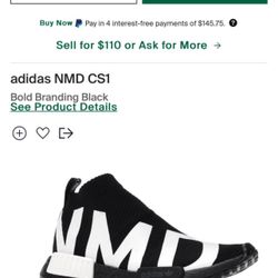 Adidas NMD CS1 Mens Sz 13