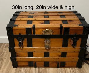 Very old chest with removable storage
