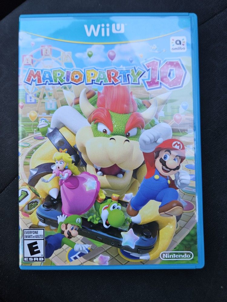 Complete Mario Party 10 Wii U Video Game Nintendo 