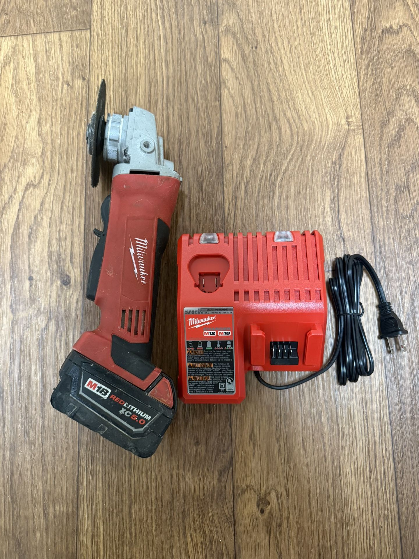 Milwaukee M18 Angle Grinder