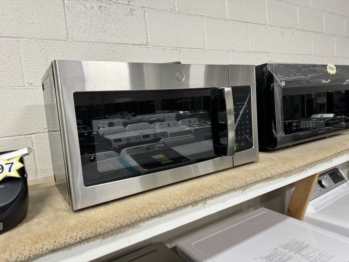 New in Box Stainless Steel GE OTR Microwave Warranty