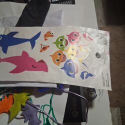 Baby Shark Bed Room Stickers