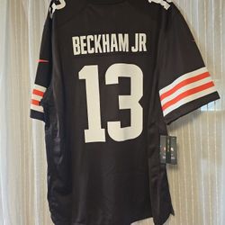 Cleveland Browns Replica NFL Jersey Future Hall Of Fame WR Odell Beckham Jr. #13