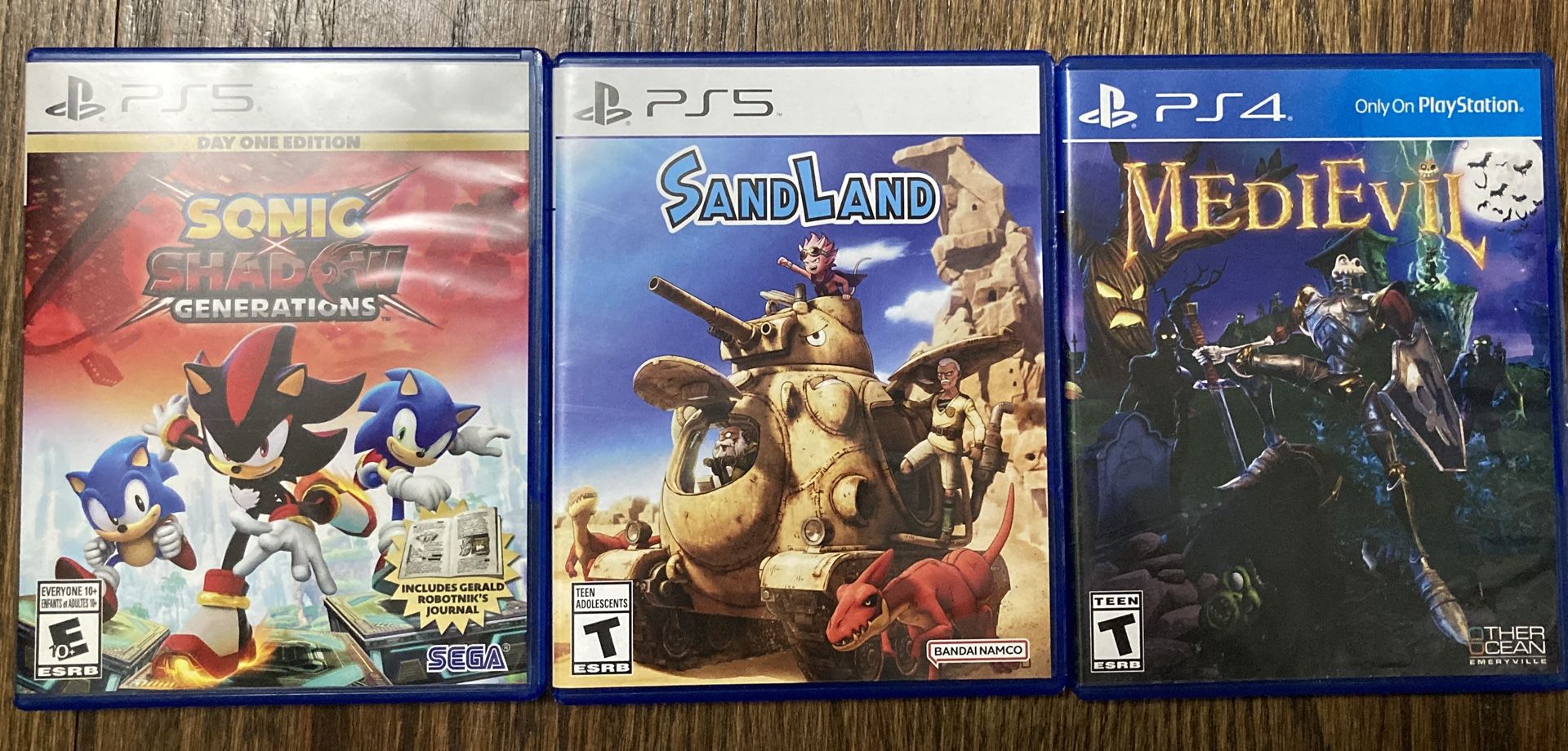 Ps4 Ps5 Games Action RPG Medievil Sandland Sonic Generation X