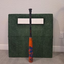 Orange Meta Louisville Bbcor -3 31inch Combo Used Cleats And Used Batting Gloves