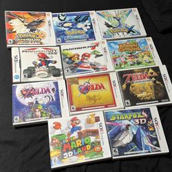 3DS/DS Game Collection (All First Party Titles!) 