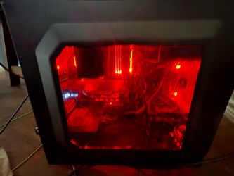 Gaming PC monitor, mouse Keyboard, headset