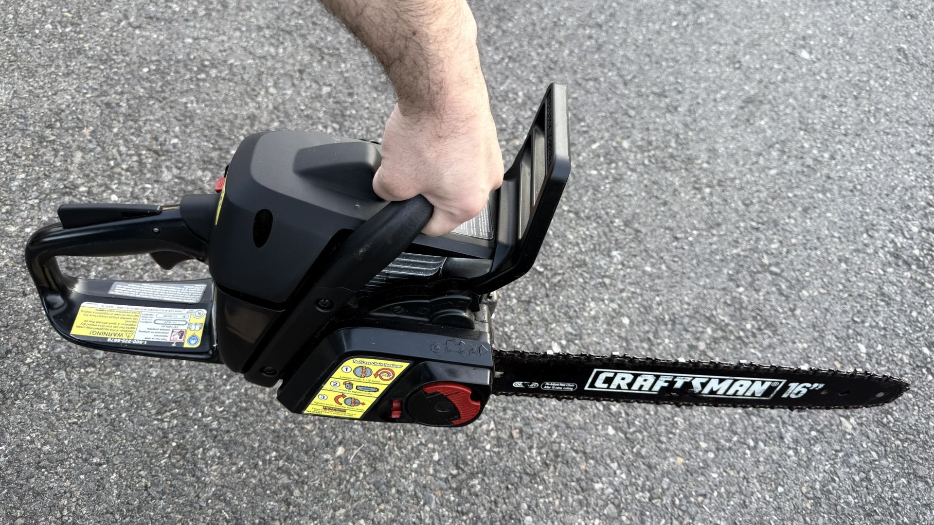 Craftsman 16” Gas Chainsaw (38cc) w/ Case – Ready to Work! 🔥