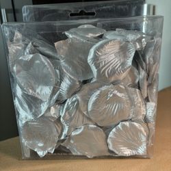 Silver Rose Petals 