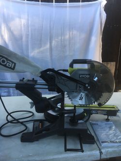 RYOBI 15 Amp 10 in Sliding Miter Saw