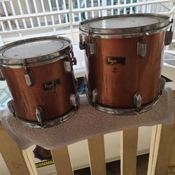 Bateria / DRUMS One Pair or Set of Power Hang Toms 8" and a 10" for $35