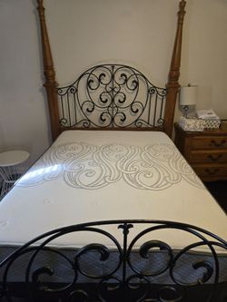 Full size mattress and box-spring