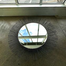 Abstract Art Midcentury Modern Minimalist - Arteriors Home Ziggy Mirror Wall Mirror 