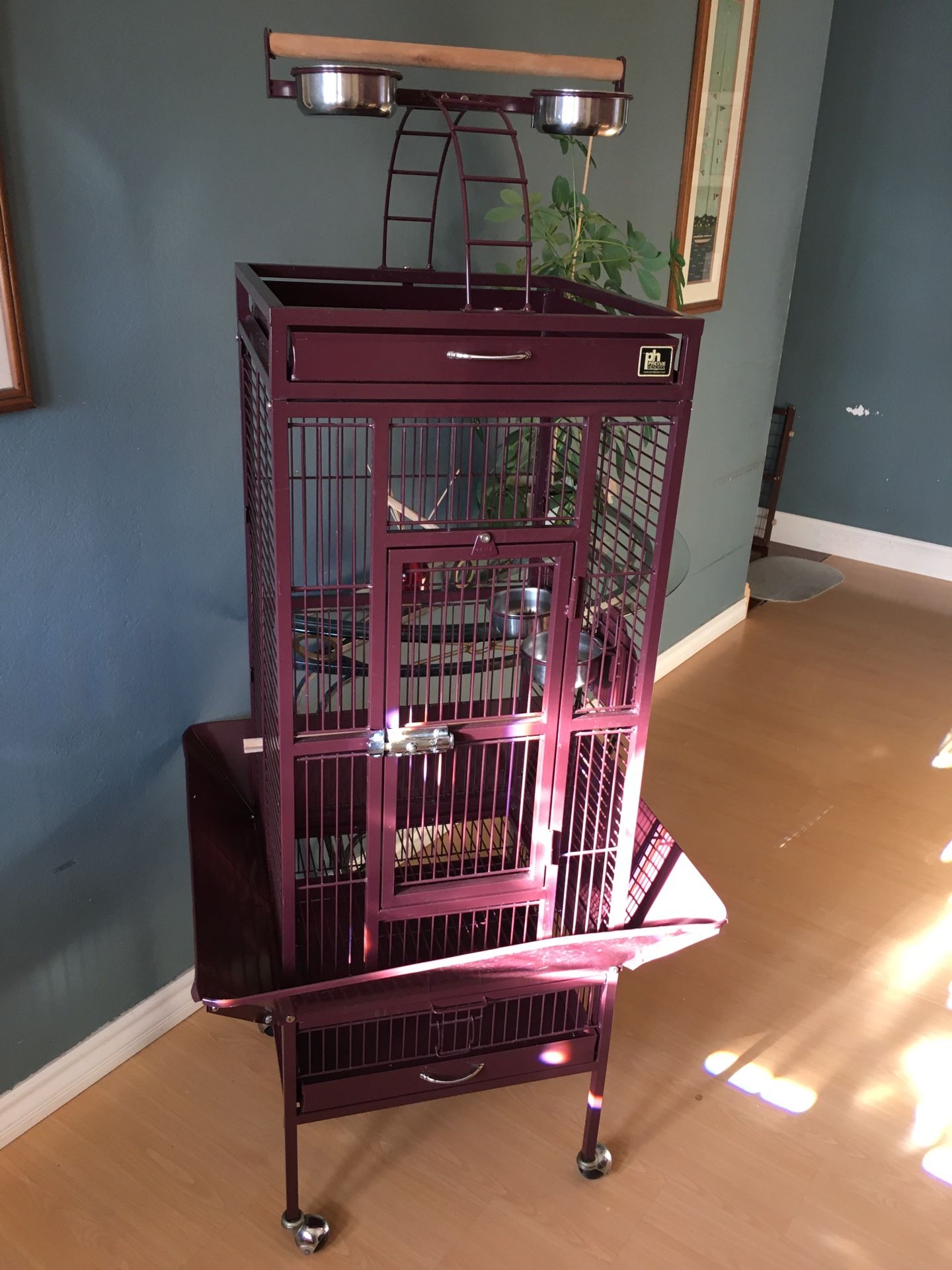 Large Bird Cage | Rolling Bird Cage