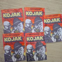 1975 KOJAK TV Series Telly Savalas Empty Trading Card Pack bundle of 5