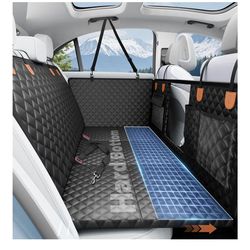 Dog Car Seat Cover for Back Seat with Hard Bottom,Waterproof Back Seat Extender for Dogs,Dog Hammock Dogs Bed for Cars, SUVs,Pet Seat Cover for Back S