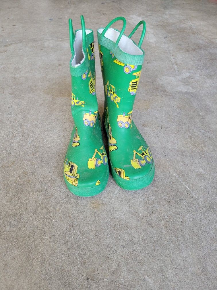Boys Rain Boots 3.5Y