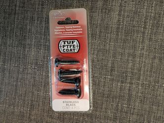 Cruiser Accessories Frames Fasteners Black 4 Pack