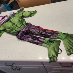Marvel Avengers Hulk Halloween Costume Child Small 4-6