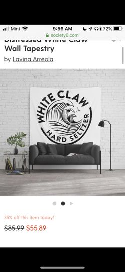 White Claw Tapestry - 7.5ft x 8.5 ft