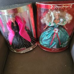 Vintage  Holiday Barbie Dolls