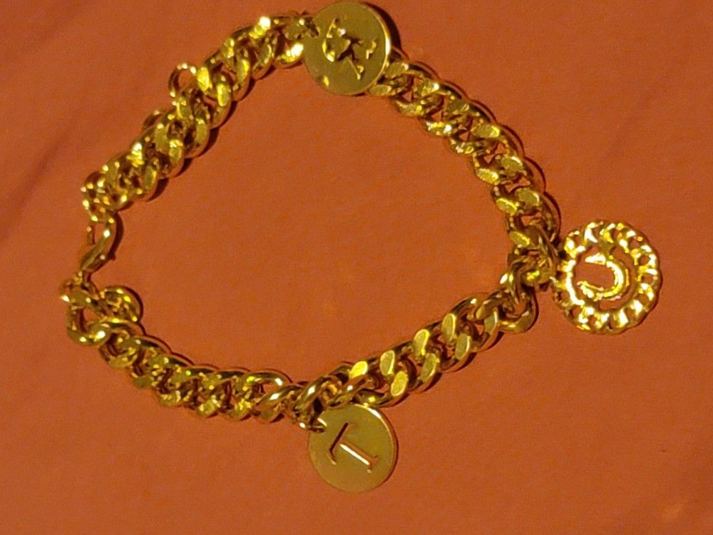 New Golden Stainless Steel Bracelet 