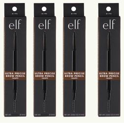 4 Pieces Of e.l.f, Ultra Precise Brow Pencil, Creamy, Micro-Slim, Precise, Defines, Creates Full, Natural-Looking Brows, Tames and Combs Brow Hair, Ta