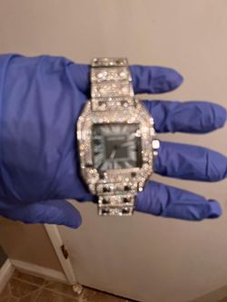 Moissanite Cartier watch 925