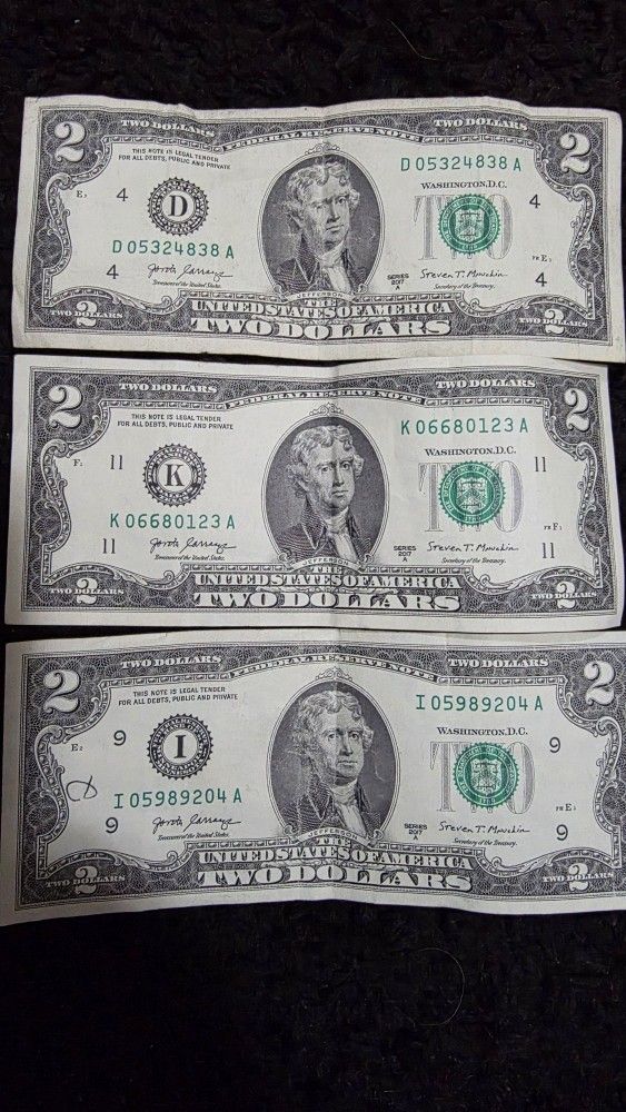 Very Rare $2 BILLS