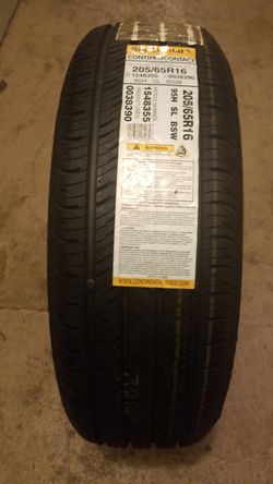 One tire Continental 205/65R16